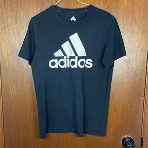 Adidas Sportswear Black Short Sleeve Casual Tee Size Large 14/16 Woman’s